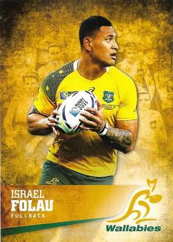 2016 Tap 'N' Play Rugby Trading Cards #9 Israel Falau Front